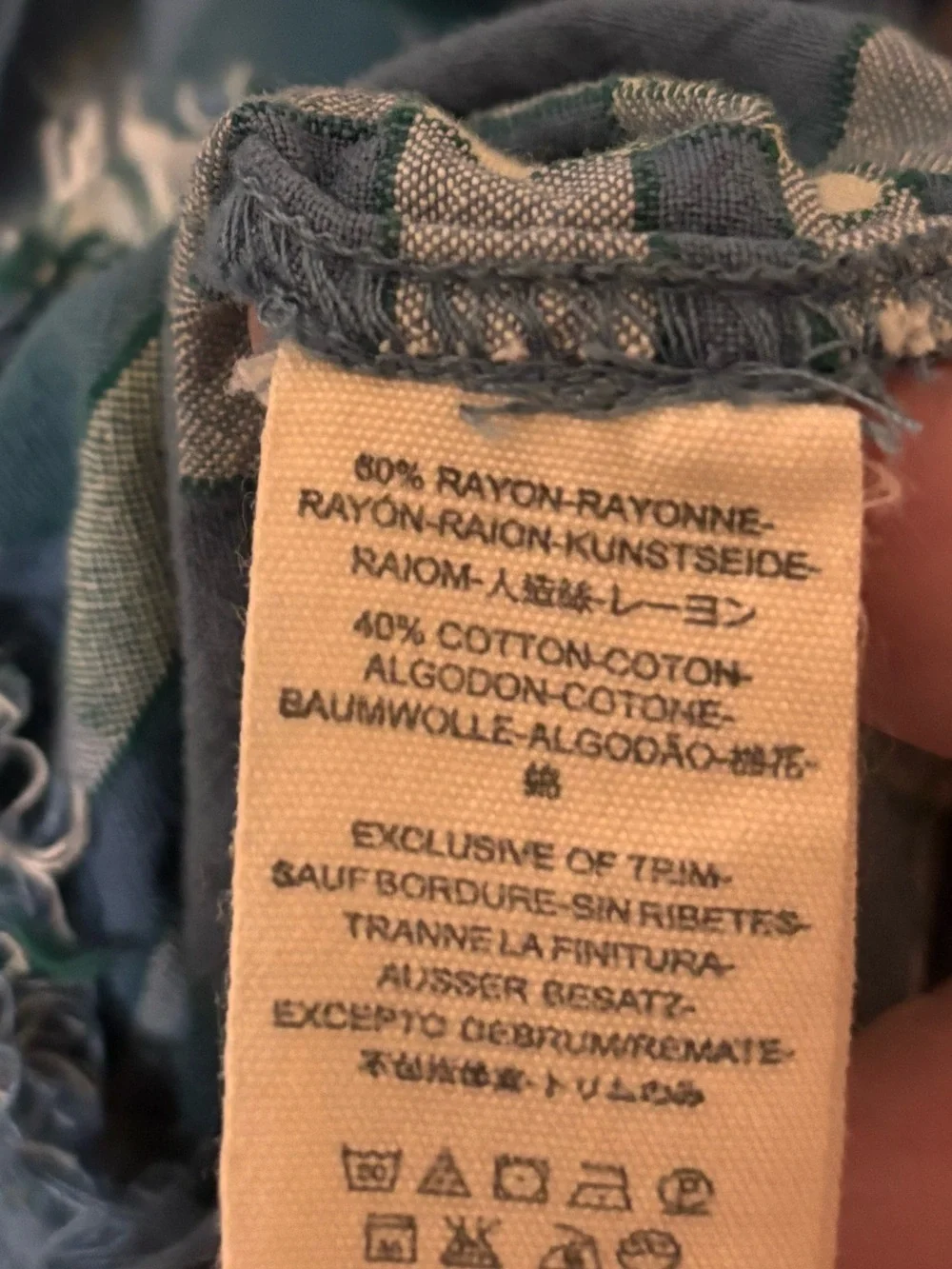 Free People Loveland Plaid Shirt Medium